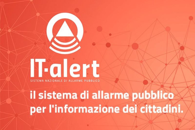 Comunicato stampa: IT-ALERT, al via il test del nuovo sistema di allarme pubblico in Veneto