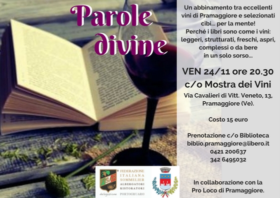 Parole divine: anteprima "Mostra del Libro 2017"