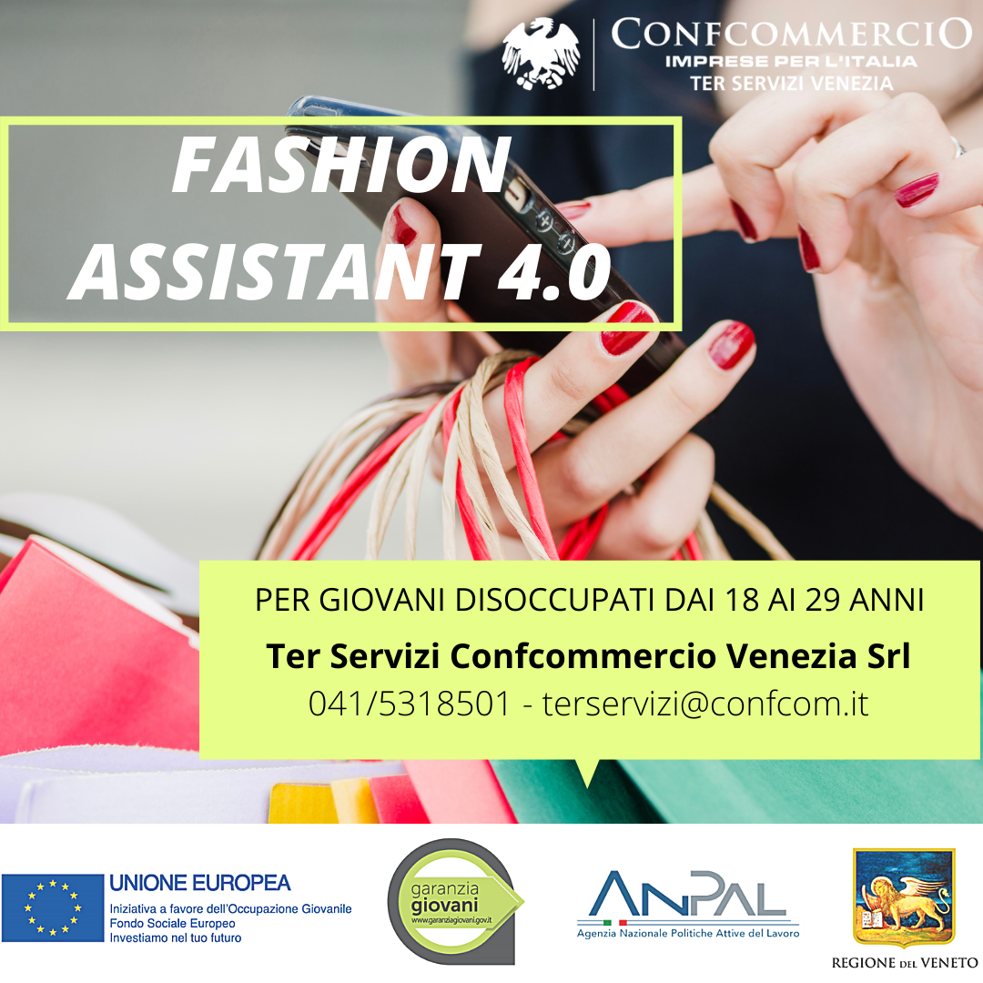 Disoccupati under 30 garanzia giovani – FASHION ASSISTANT 4.0 