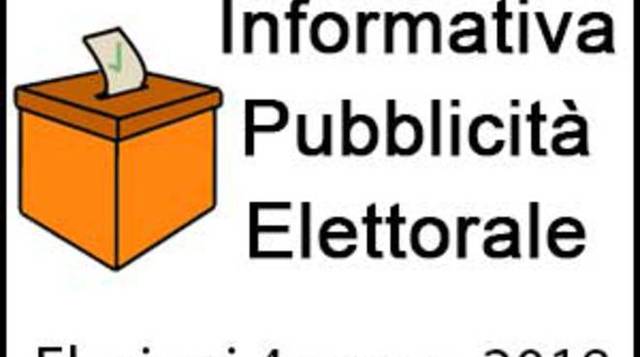 Elezioni politiche del 4 marzo 2018:  ubicazione spazi propaganda elettorale 